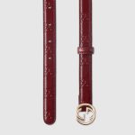 Belt with Interlocking G buckle - Image 2